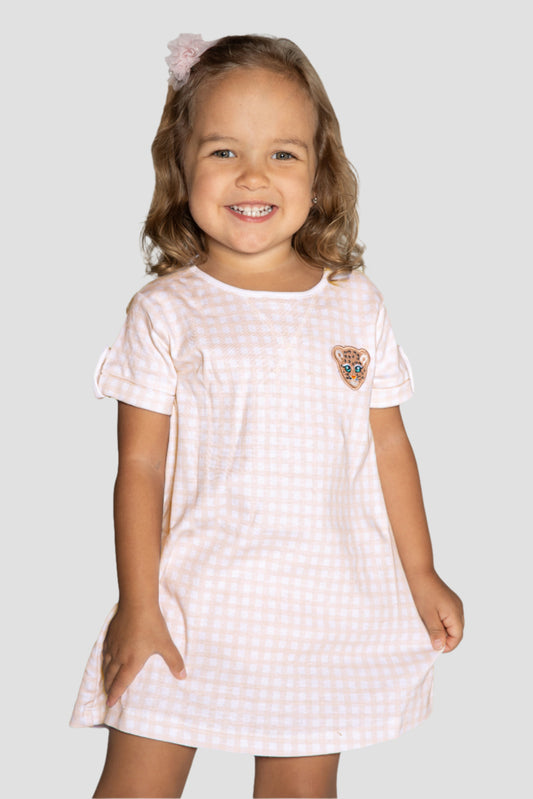 Toddler Shirtdress Pink