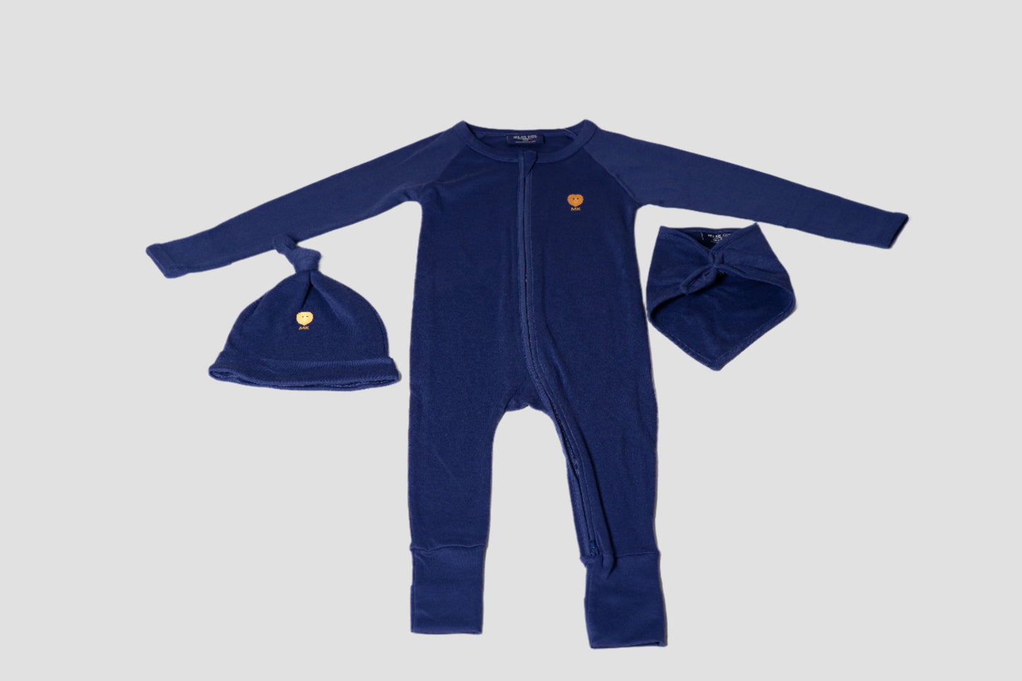 Baby Romper Set - Dark Blue