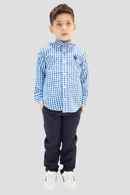 Boy's Classic and Comfy Fit Pants - Navy Blue