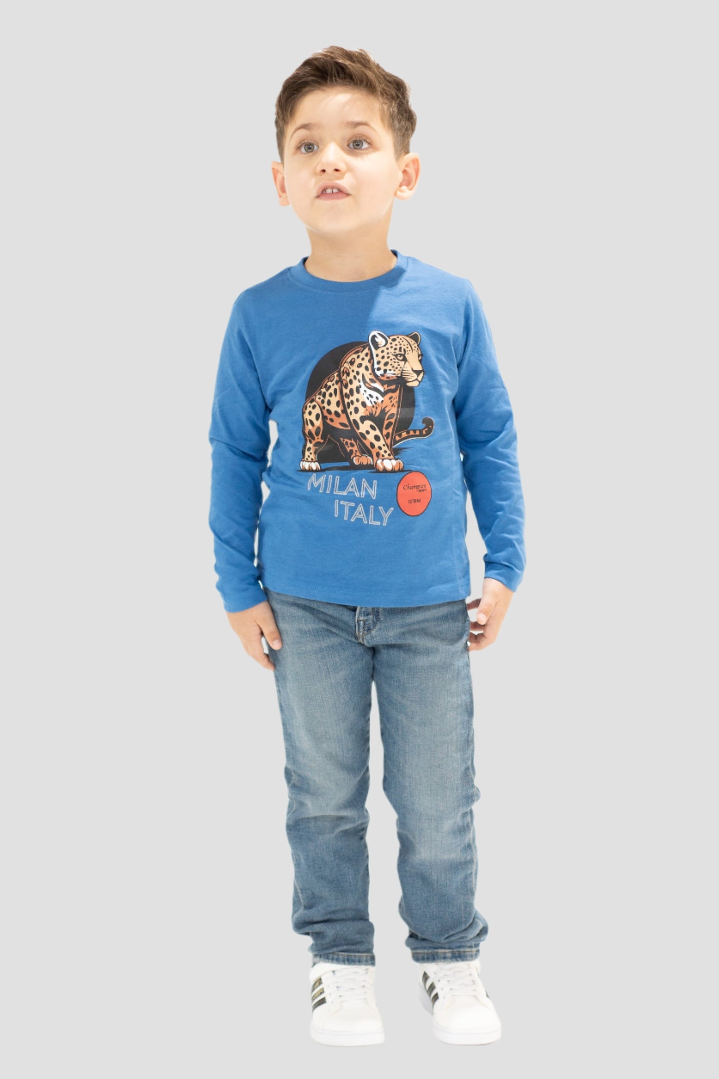 Blue Leopard T-shirt